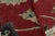 Burgundy Rug & Kilim’s Persian Isfahan Style Square Rug in Burgundy With Floral Patterns For Sale - Image 8 of 8