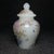 Late 20th Century Small Chinese Hand-Painted Peking Glass Jar With Lid - Pheasant & Peony Motif For Sale - Image 5 of 9