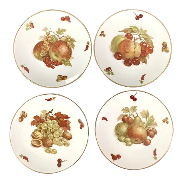 Antique Mitterteich-Debra Dessert Plates- Set of 4 For Sale