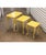 Vintage Yellow French Nesting Wood Side Tables - Set of 3 For Sale - Image 9 of 9