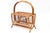 Mid-Century Modern Vintage 1960's Bamboo Magazine Stand/Rack For Sale - Image 3 of 12