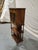 Victorian Antique Victorian Walnut Sheet Music Cabinet / Record Cabinet With Patterned Glass Doors, Circa 1880 For Sale - Image 3 of 13