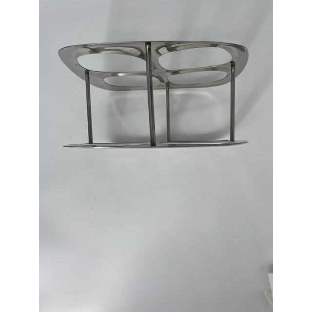 Mid 20th Century Atomic Wine Rack For Sale - Image 5 of 9