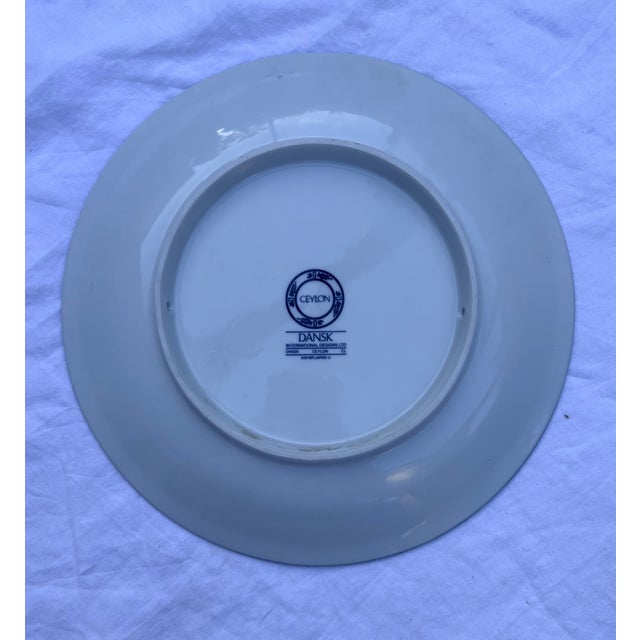 Dansk Dansk Royal Blue and White Platter Decorative Plate For Sale - Image 4 of 9