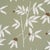Traditional Schumacher Lilla Embroidery Fabric In Olive For Sale - Image 3 of 5