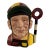 Vintage 1970 Royal Doulton Jockey D6625 Porcelain Toby Character Jug Mug For Sale