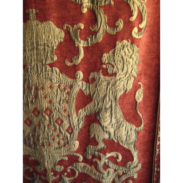 French 20th Century French Royal Coat of Arm Tapestry For Sale - Image 3 of 8