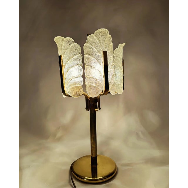 Gold Vintage Table Lamp by Carl Fagerlund, 1970s For Sale - Image 8 of 12