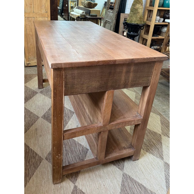 Wood Kitchen Island by Adoorne For Sale - Image 7 of 11