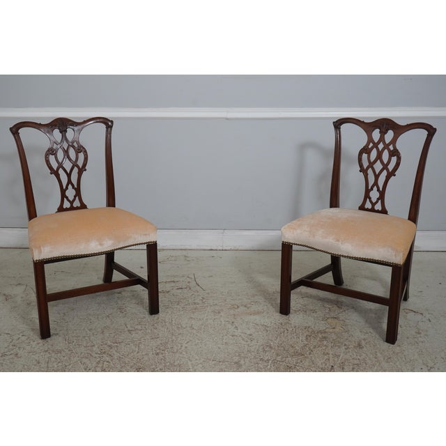 Set of 6 Baker Mahogany Dining Chairs For Sale - Image 14 of 18