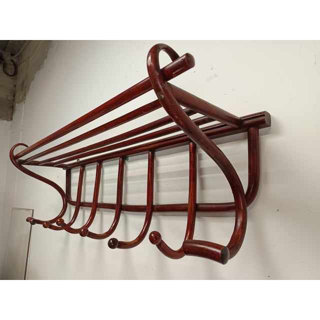Wall-Mounted Coat Rack from Thonet, 1890s For Sale - Image 3 of 17