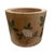 2020s Hand-Painted Floral Wood Cachepot With Peony Motif For Sale - Image 5 of 8