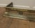Vintage Victorian Pierced Brass Fender For Sale - Image 3 of 7