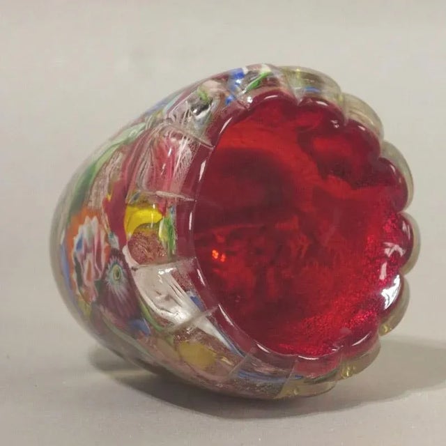 Vintage Glass Vase by Dino Martens for Aureliano Toso For Sale - Image 6 of 7