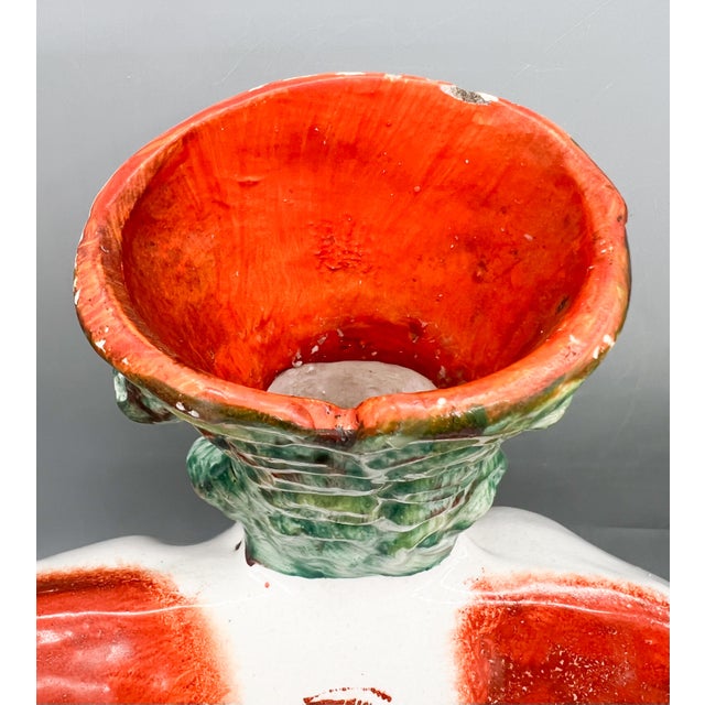 Large 19th Century Staffordshire English Cow and Calf Spill Vases, Pair – English Country / Victorian For Sale - Image 9 of 18