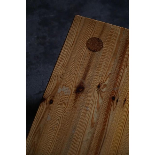 Mid-Century Rectangular Pine Coffee Table by Uno & Östen Kristiansson, 1970s For Sale - Image 11 of 14
