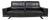 Two-Seater Sofa in Black Leather from Rolf Benz For Sale