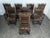 Wood Renaissance Chairs in Solid Walnut, Set of 8 For Sale - Image 7 of 15