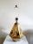 Contemporary Triangular Gold Leaf Ceramic Lamp For Sale In Greensboro - Image 6 of 11