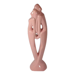 1990s Haeger Pottery Memphis Style Love Harmony Figurine