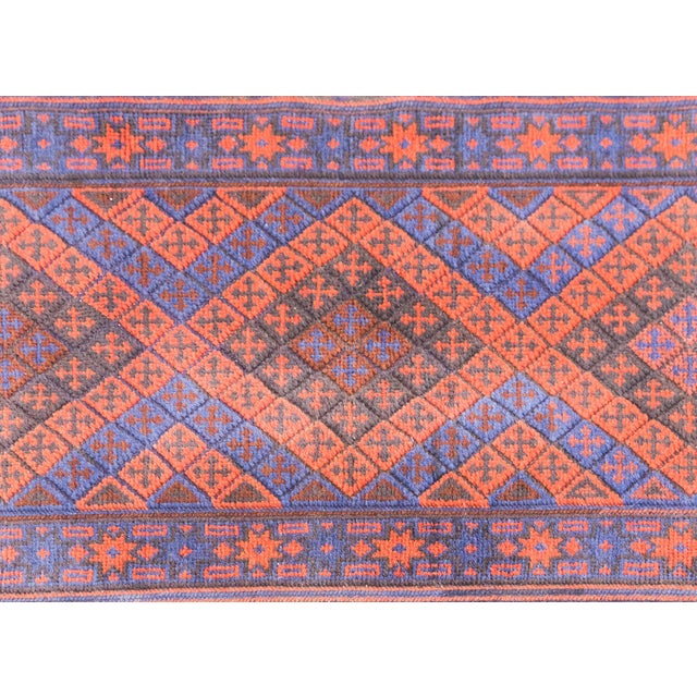 Vintage Afghani Baluch Runner For Sale In Chicago - Image 6 of 15
