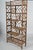 This stunning mid-to-late 20th century Chinese Chippendale-style etagere is expertly crafted from beautifully scorched...
