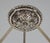 French Art Deco Pendant Light by Muller Freres - 1930s Geometric Butterfly Glass & Nickel For Sale - Image 6 of 10