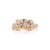 VR Jewels Modernist Natural Diamond Cluster Pinky Ring Size 4 in 14k Yellow Gold For Sale - Image 4 of 17