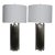 Paul Mayen Influence Brushed Steel Lamps - a Pair For Sale