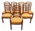 Mid-Century Modern Vintage Drexel Heritage Accolade II Collection Campaign Style Walnut Ladder Back Dining Chairs - Set of 8 For Sale - Image 3 of 12