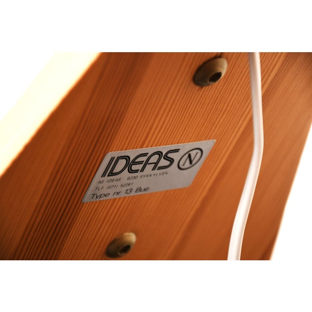 Norwegian Pine Floor Lamp from Ideas, 1980s For Sale - Image 11 of 12