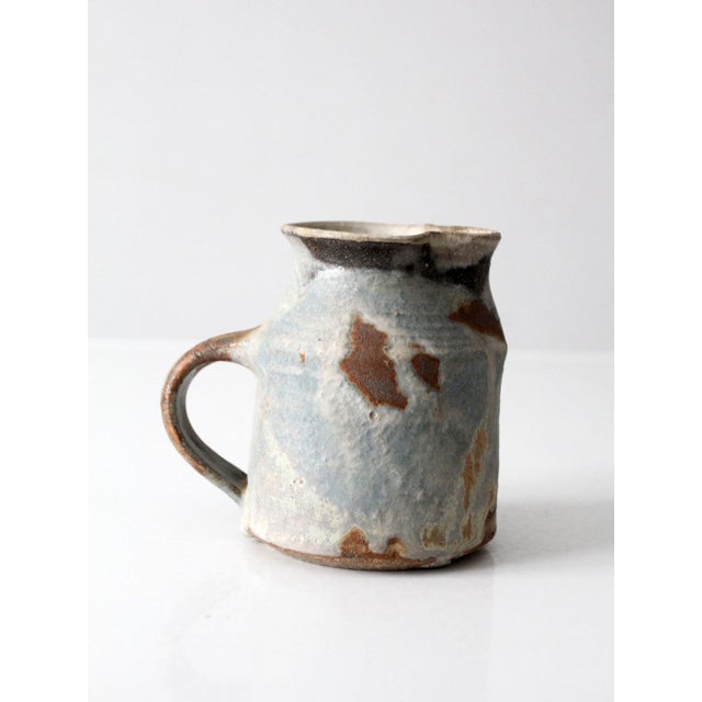 Vintage Studio Pottery Pitcher For Sale - Image 4 of 11