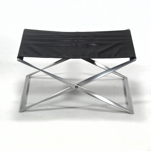 Poul Kjærholm Poul Kjaerholm PK91 Folding Stool by E. Kold Christensen For Sale - Image 4 of 9