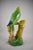 Ceramic French Delphin Massier Parrot on Bamboo Double Vase, Signed For Sale - Image 7 of 15