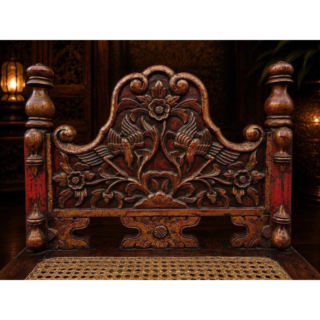 Javanese Carved Ceremonial Sunat Throne Chair, Indonesia, 1900 For Sale - Image 4 of 13