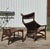 Brown Yuzuro Yamakawa Lounge Chair and Ottoman For Sale - Image 8 of 10