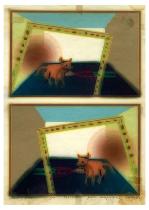 Marek Sapetto, Double Image, Digital Print, 1997