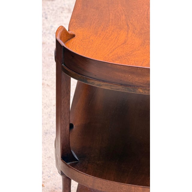Regency 3 Tier Mahogany Server Etagere Bar For Sale - Image 13 of 14