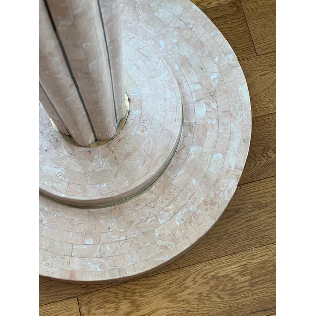 Stone Tessellated Stone Torch Floor Lamp by Maitland Smith For Sale - Image 7 of 11