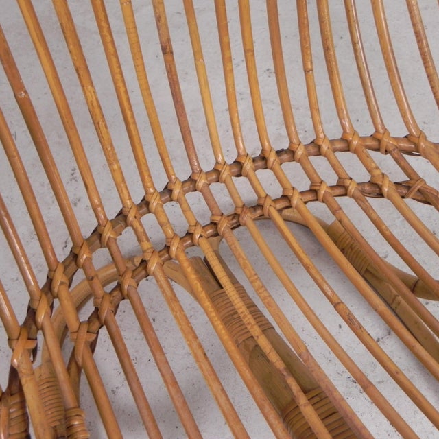 Bamboo Armchair by Tita Agnoli, 1960s For Sale - Image 9 of 18