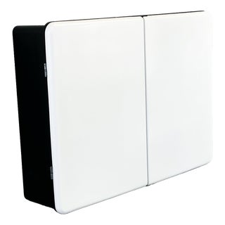 Space Age Bathroom Cabinet in Black and White, 1970s For Sale