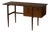 1950s Attributed to Kipp Stewart Three Drawer Writing Desk for Glenn of Ca, Usa For Sale
