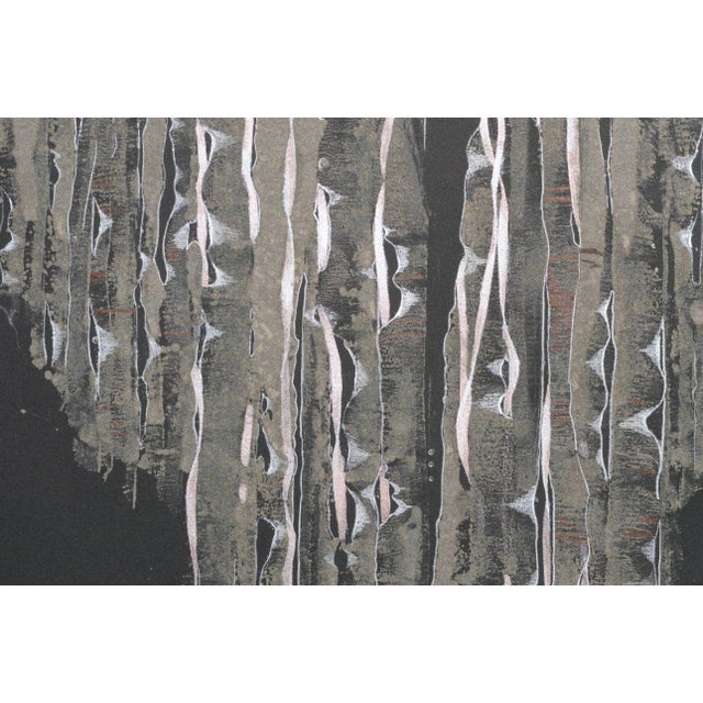 1990s Pink Lace Kimono Collotype by Patricia A. Pearce For Sale - Image 5 of 10