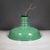 Mid 20th Century Benjamin 14" Enameled Porcelain Green Industrial Pendant Light c.1950 For Sale - Image 5 of 5