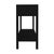 2020s Lark 65 in. W Rectangular Wood 3 Drawer Console Table with Lower Open Shelf, Washed Black For Sale - Image 5 of 8