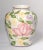 Arcore Ceramica Vintage 1960s Mediterranean Hand Painted Glazed Flower Vase Rose Motif For Sale - Image 4 of 12