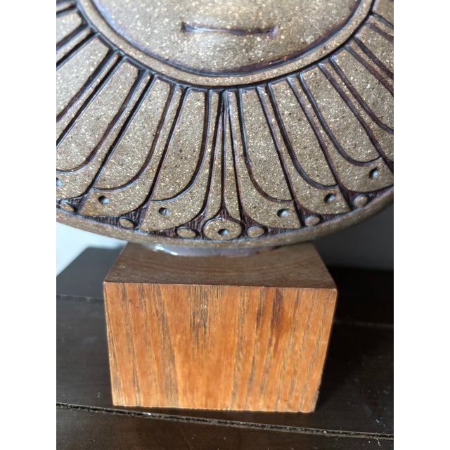 1970s Rare Mid Century J. Edward Barker Statue For Sale - Image 9 of 10