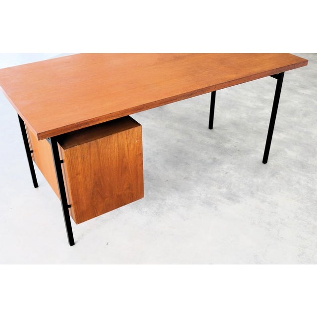 Vintage Teak Executive Desk from Knoll, 1960s For Sale - Image 6 of 12