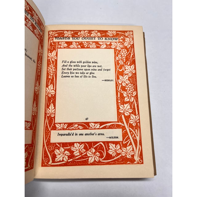 1900 - 1909 1908 Toasts You Ought to Know Book For Sale - Image 5 of 11