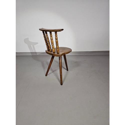 Vintage Farmers Tripod Chair For Sale - Image 13 of 18